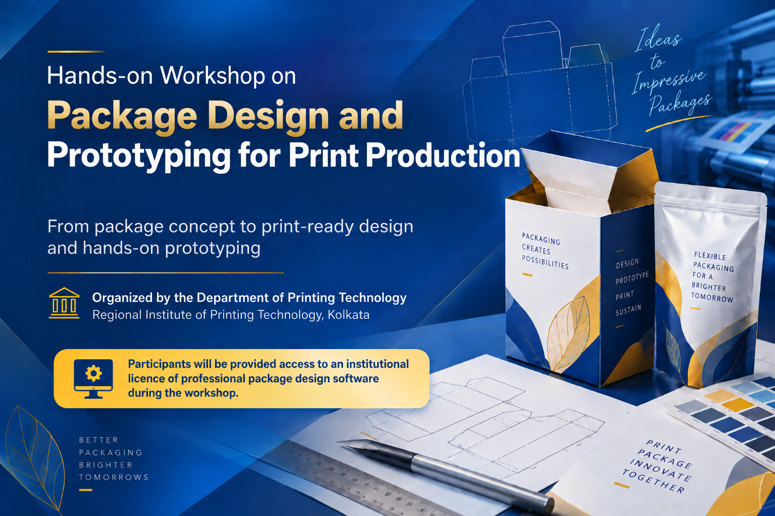 Hands-on Workshop on Package Design and Prototyping for Print Production
